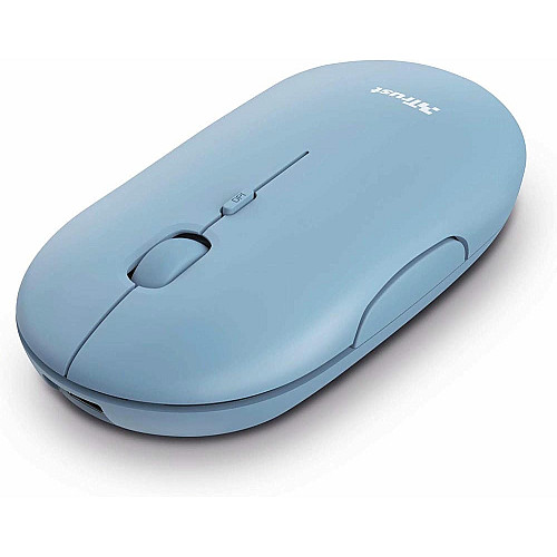 Миша Trust Puck Rechargeable,  Ultra-Thin,  BT/WL,  Silent, синій