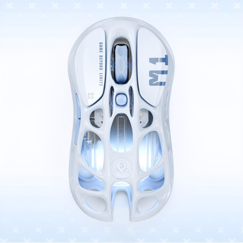 Миша GravaStar Mercury M1 Pro, magnesium alloy body, BT/WL/USB-A, RGB, Ice Blue