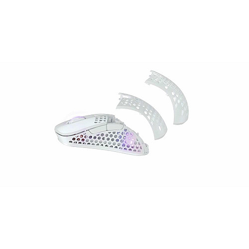 Мышь Xtrfy M4, WL/USB-A, RGB, белый