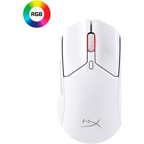 Миша HyperX Pulsefire Haste 2, RGB, USB-A/WL/BT, білий
