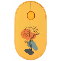 Мышь 2E MF300 FLORA: POPPY Silent WL BT, желтый