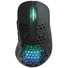 Миша Xtrfy M4, WL/USB-A, RGB, чорний