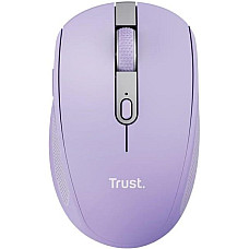 Мышь Trust Ozaa Compact Multi-Device, WL/BT, фиолетовый