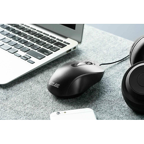 Миша 2E MF160, USB-A, чорний