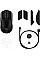 Миша HyperX Pulsefire Haste 2 mini, RGB, USB-A/WL/BT, чорний