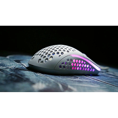 Миша Xtrfy M42, USB-A, RGB,  білий