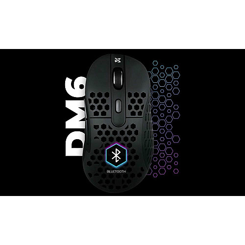 Миша ігрова Dream Machines DM6 HOLEY Trio Wireless Black