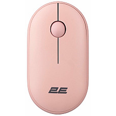 Миша 2E MF300 Silent, WL/BT, рожевий
