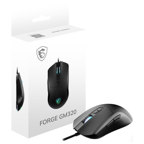 Миша MSI FORGE GM320, USB-A, чорний