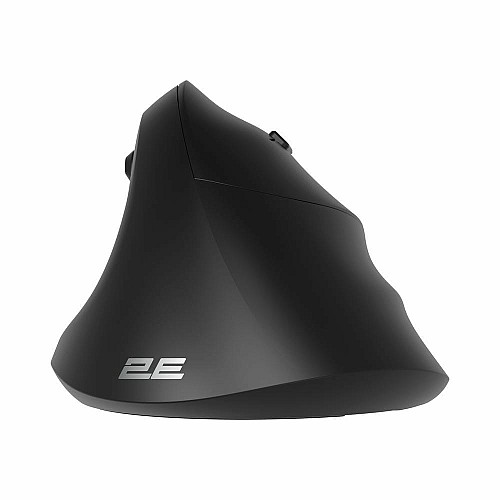 Миша 2E MF325 Silent, WL/BT, вертикальна, чорний