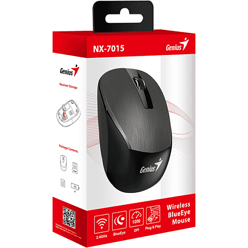 Миша Genius NX-7015, WL, chocolate