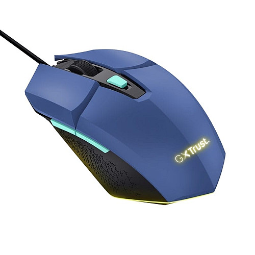 Мышь Trust GXT 109 Felox, RGB, USB-A, синий