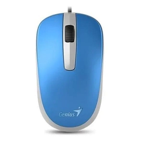 Миша Genius DX-120, USB-A, синій