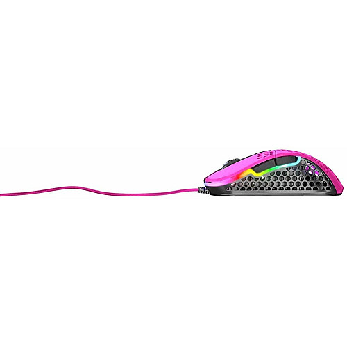 Мышь Xtrfy M4, USB-A, RGB, розовый