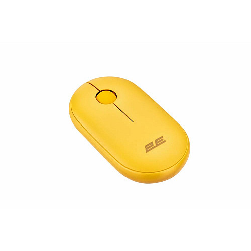 Мышь 2E MF300 Silent, WL/BT, желтый