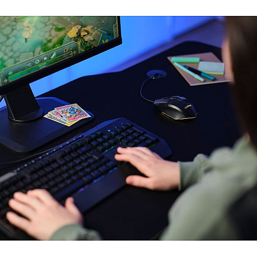 Мышь Trust GXT 109 Felox, RGB, USB-A, черный