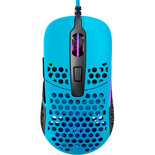 Миша Xtrfy M42, USB-A, RGB, Miami Blue