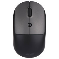 Миша 2E MF218 Silent, WL/BT, чорно-сірий