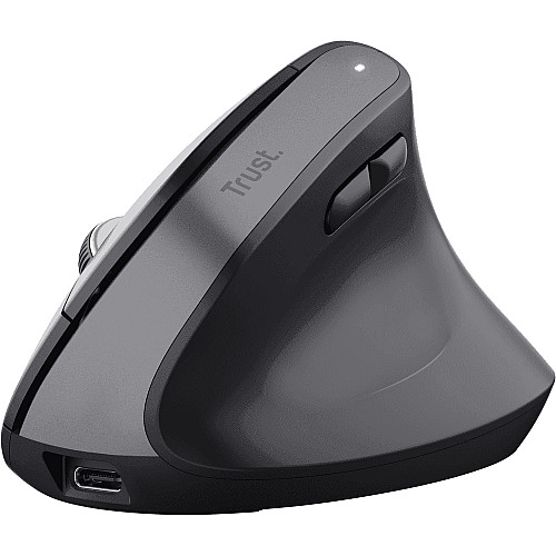 Мышь Trust Bayo + Ergonomic, BT/WL/USB-A, черный