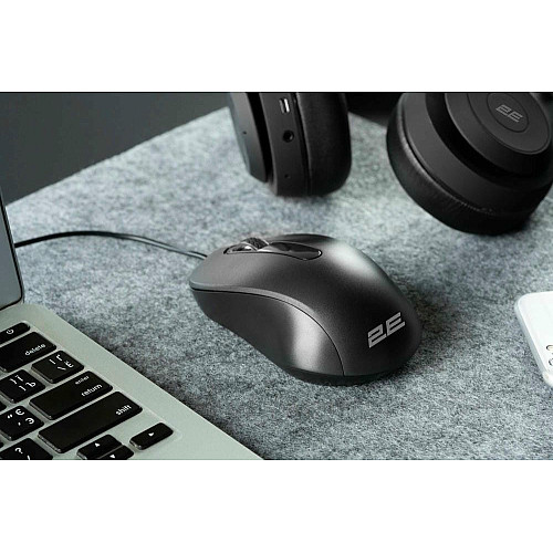 Миша 2E MF160, USB-A, чорний