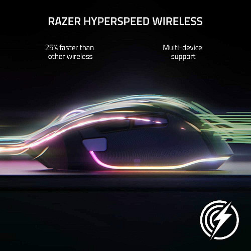 Мышь Razer Basilisk V3 Pro, RGB, USB-A/WL/BT, белый