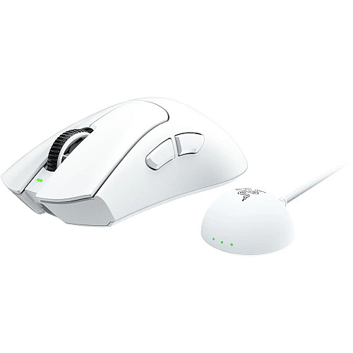 Миша Razer DeathAdder V4 Pro Gen-2, RGB, USB-A/WL/BT, білий