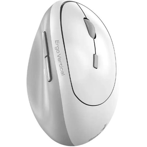 Миша Genius Ergo 8350S, Silent, AI, WL/BT, біло-сірий