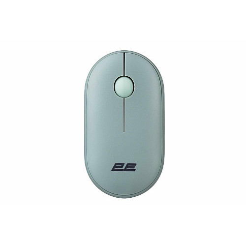 Мышь 2E MF300 Silent, WL/BT, пепельно-зеленый