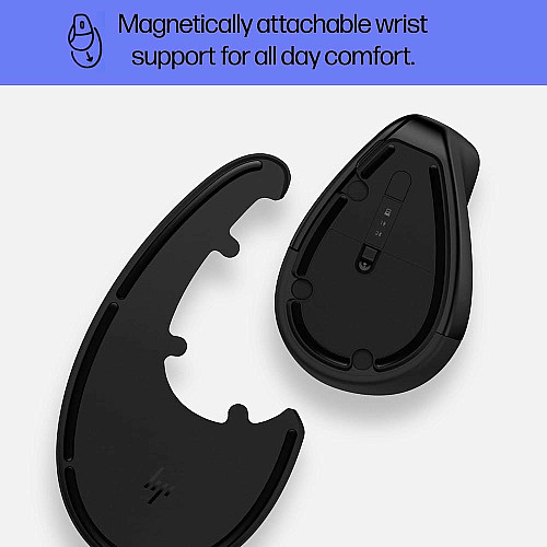 Миша HP 920 Ergonomic Vertical, WL/BT, чорний