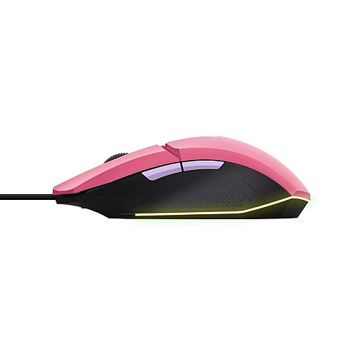Мышь Trust GXT 109 Felox, RGB, USB-A, розовый