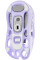 Миша GravaStar Mercury M1 Pro, magnesium alloy body, BT/WL/USB-A, RGB, Lavender Purple