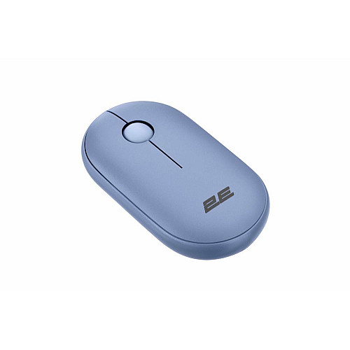 Мышь 2E MF300 Silent, WL/BT, синий