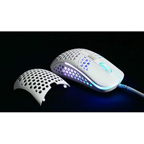 Миша Xtrfy M42, USB-A, RGB,  білий