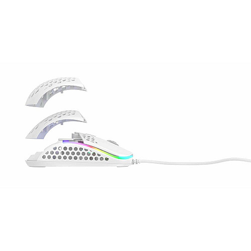Миша Xtrfy M42, USB-A, RGB,  білий