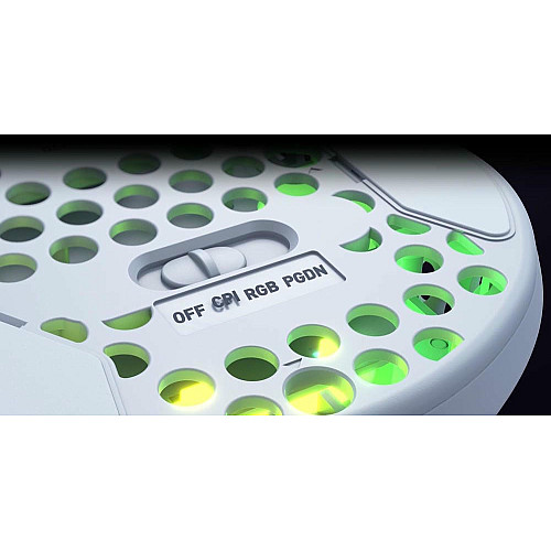 Мышь Xtrfy M4, WL/USB-A, RGB, белый