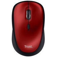 Мышь Trust Yvi+ Silent ECO, WL, красный