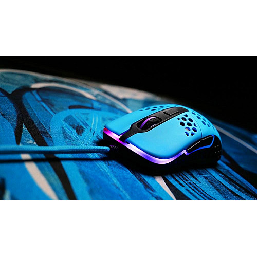 Миша Xtrfy M42, USB-A, RGB, Miami Blue