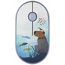 Миша 2E MF300 CAPYBARA:SWIM Silent WL BT, синій