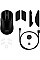 Миша HyperX Pulsefire Haste 2, RGB, USB-A/WL/BT, чорний
