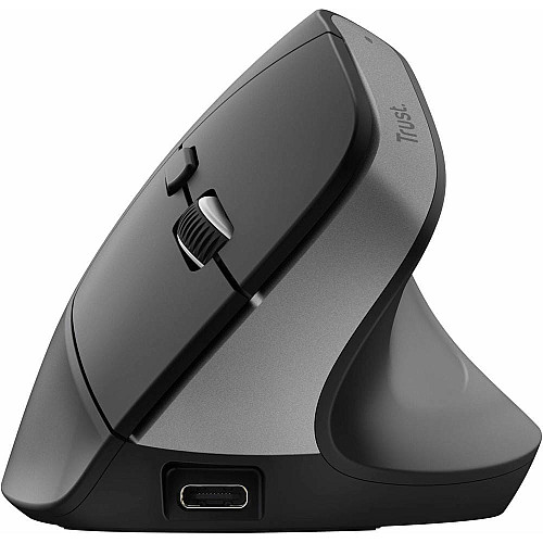 Мышь Trust Bayo + Ergonomic, BT/WL/USB-A, черный