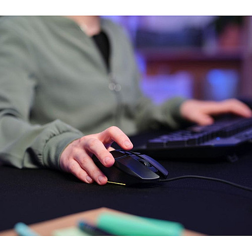 Мышь Trust GXT 109 Felox, RGB, USB-A, черный