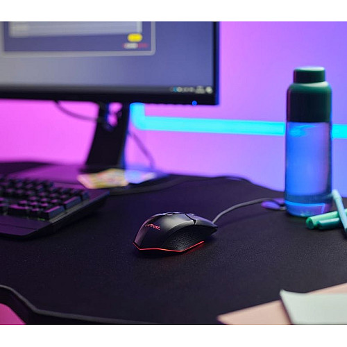 Мышь Trust GXT 109 Felox, RGB, USB-A, черный