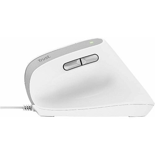 Мышь Trust Bayo 2 Ergonomic, USB-A, белая