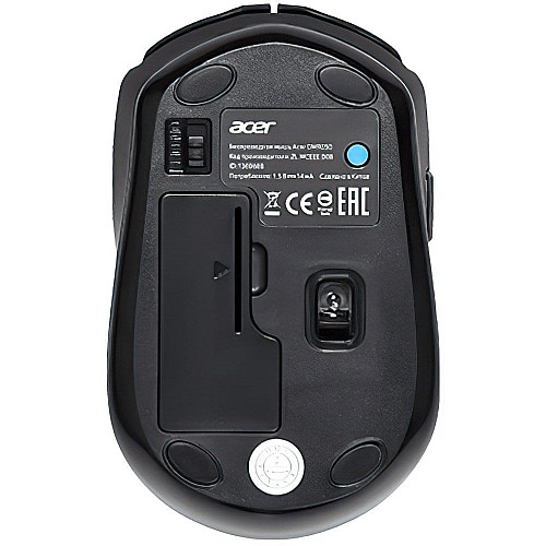 Миша Acer OMR050, WL/BT, чорний