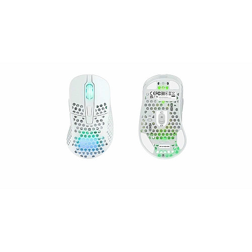 Мышь Xtrfy M4, WL/USB-A, RGB, белый