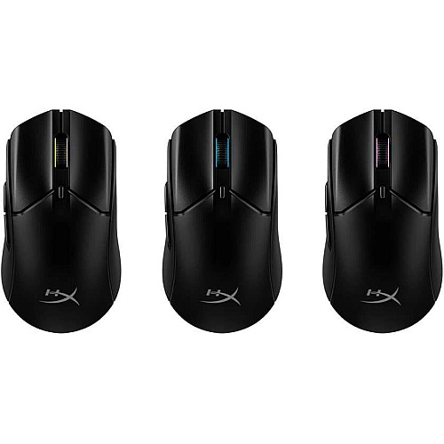 Миша HyperX Pulsefire Haste 2, RGB, USB-A/WL/BT, чорний