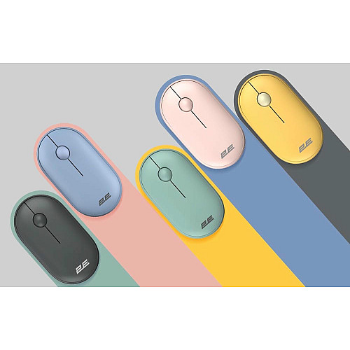 Миша 2E MF300 Silent, WL/BT, графітово-чорний