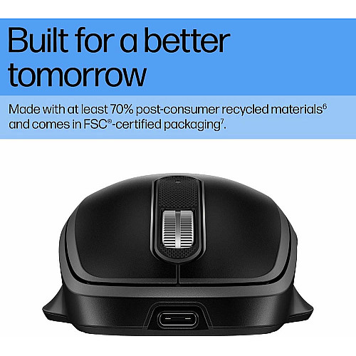 Миша HP 510 Ultra-Fast Rechargeable, WL, чорний