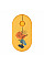 Миша 2E MF300 FLORA:POPPY Silent WL BT, жовтий