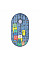 Миша 2E MF300 PETS:CATS Silent WL BT, синій